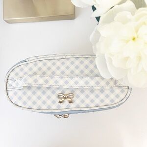 🖤GINGHAM Checkered AND CUTE BOW cosmetic Bag